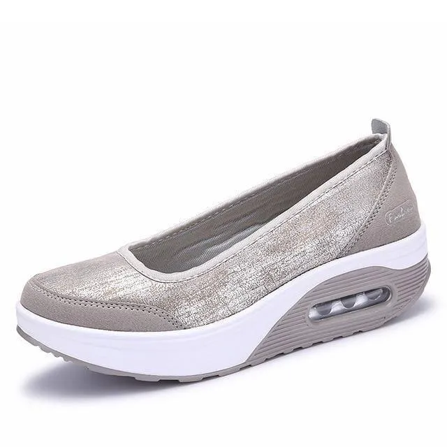 Sneakers Flats Loafers Sweet Shallow Comfort Moccasins Slip-on Platform Ballet Ladies Vulcanized Shoes Ladies New