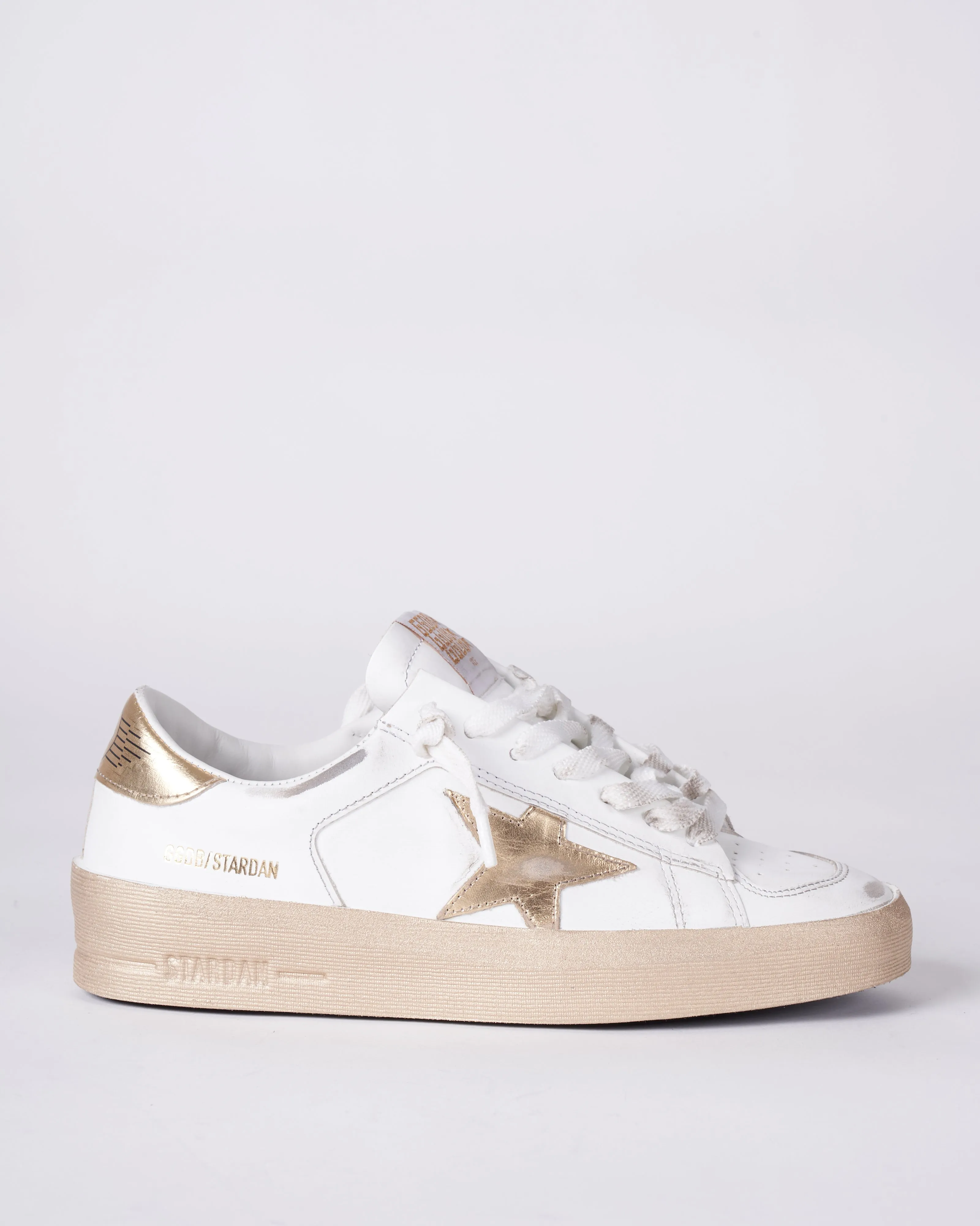 stardan sneaker - white/gold