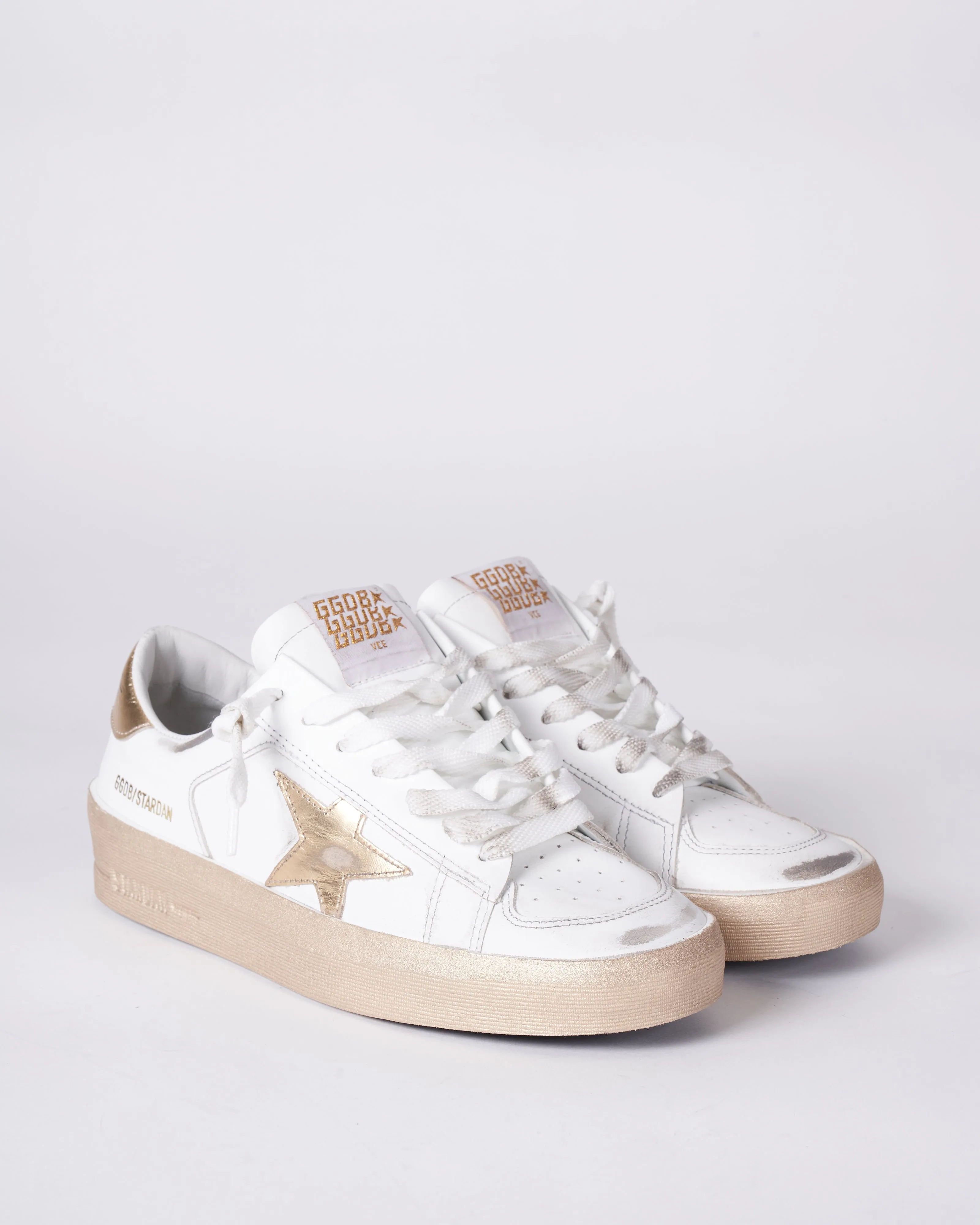 stardan sneaker - white/gold