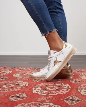 stardan sneaker - white/gold