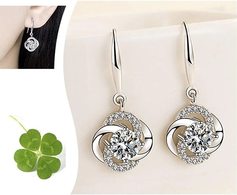 Sterling Silver  Dangle Drop Earrings