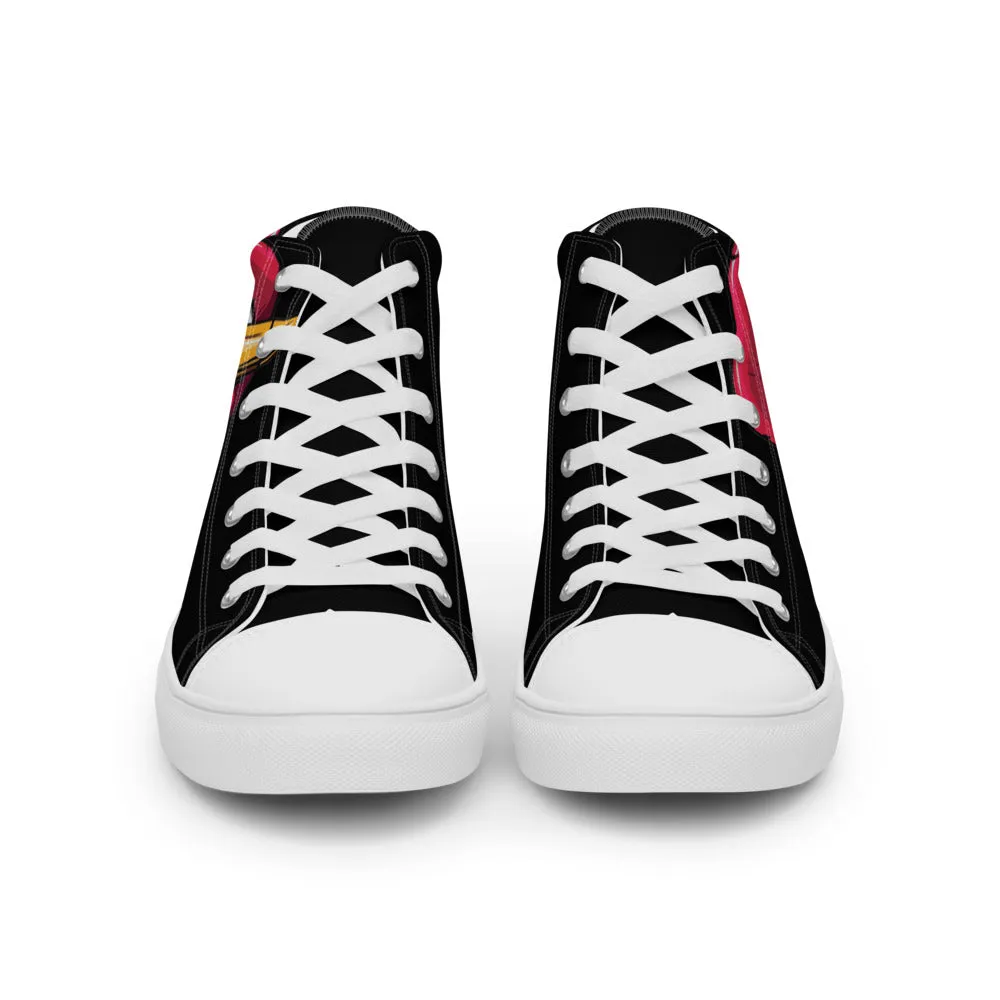 STFU Classic Logo Men’s High Top Canvas Shoes