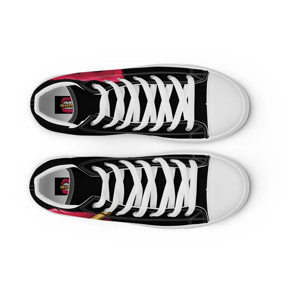 STFU Classic Logo Men’s High Top Canvas Shoes