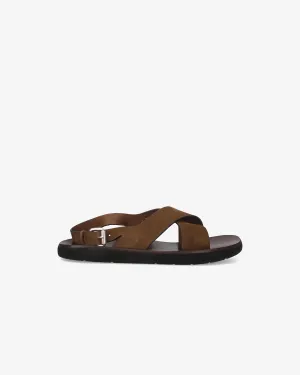 Suede Sandal with Leather Insole 32164B