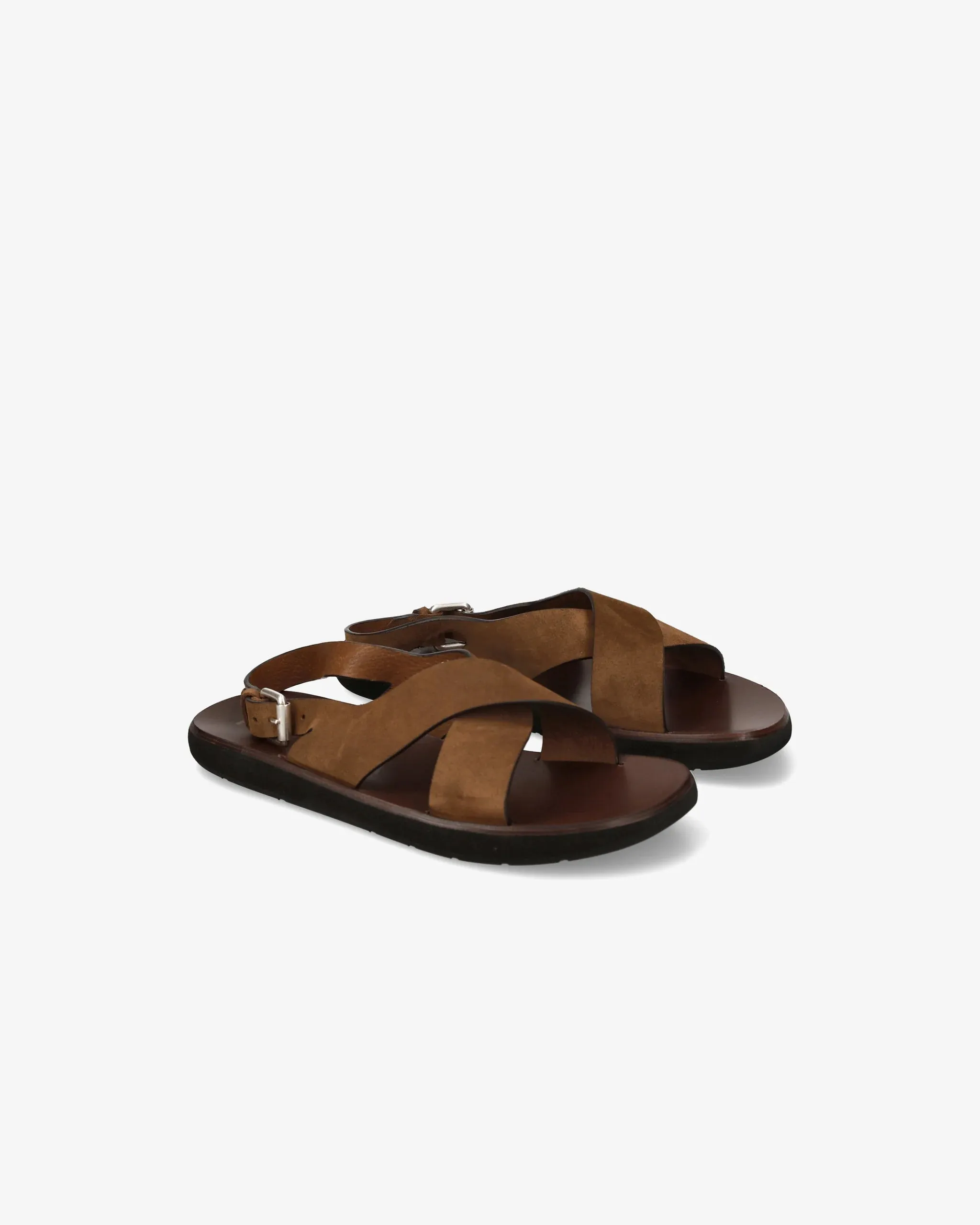 Suede Sandal with Leather Insole 32164B