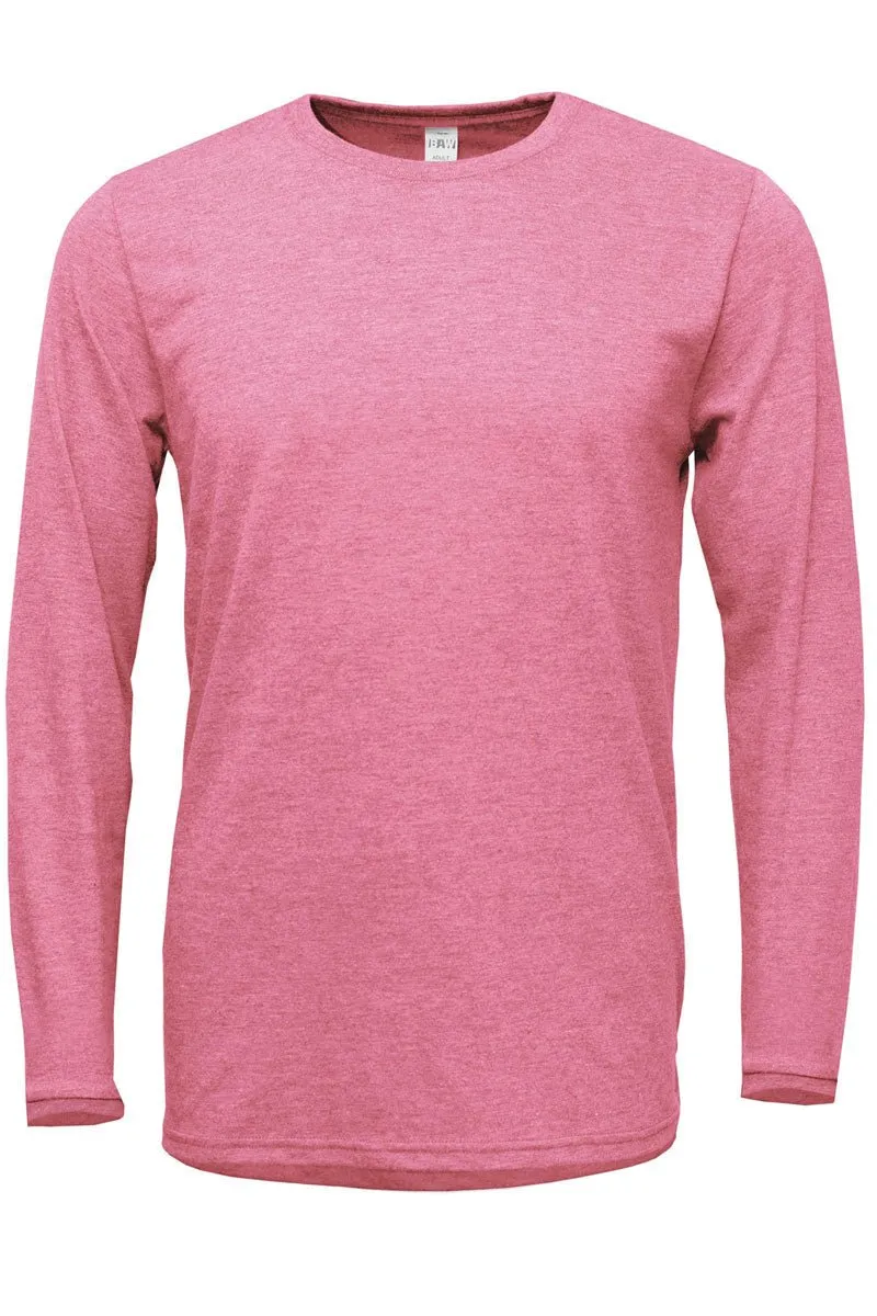 Sugar Plum Deer Adult Soft-Tek Blend Long Sleeve Tee