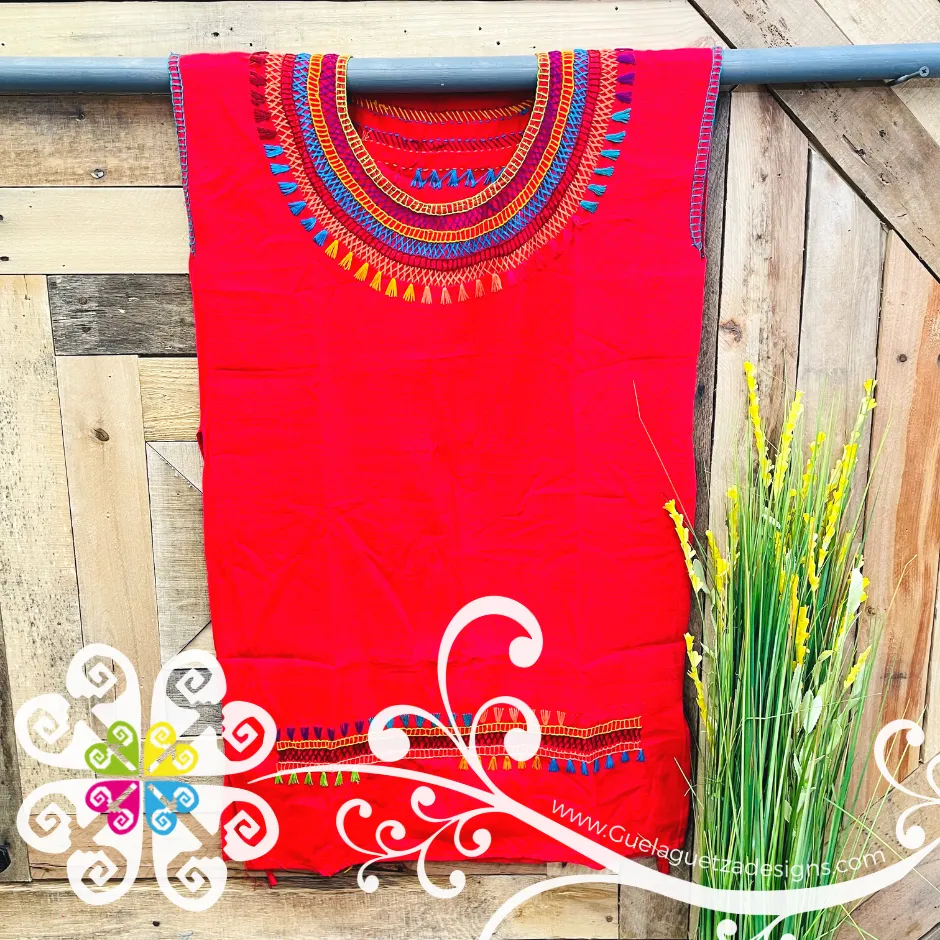 Sunset Women Embroider Dress- Vestido Bordado