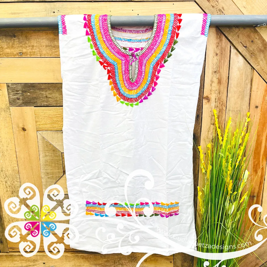 Sunset Women Embroider Dress- Vestido Bordado
