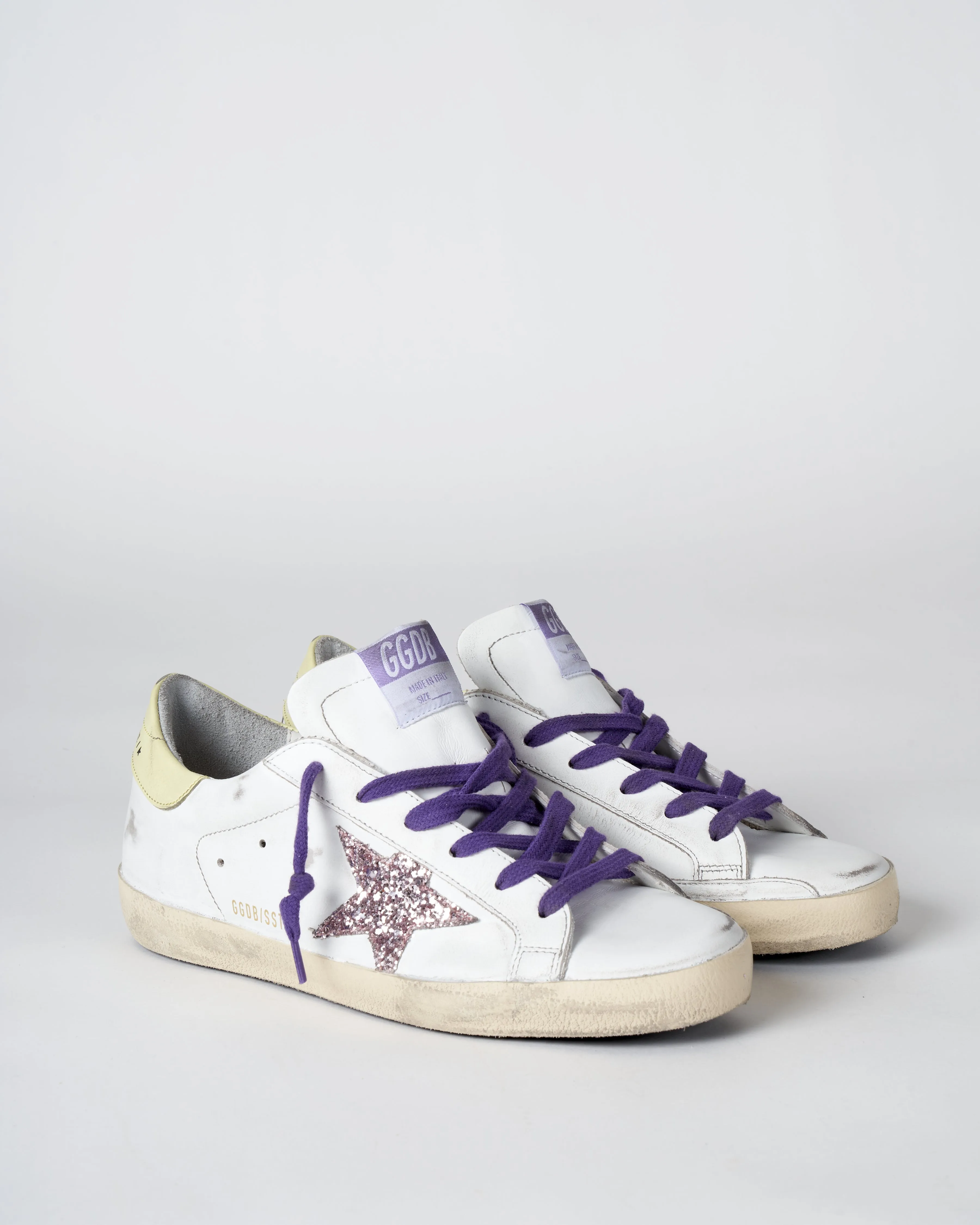 super-star sneaker - white/pink/yellow