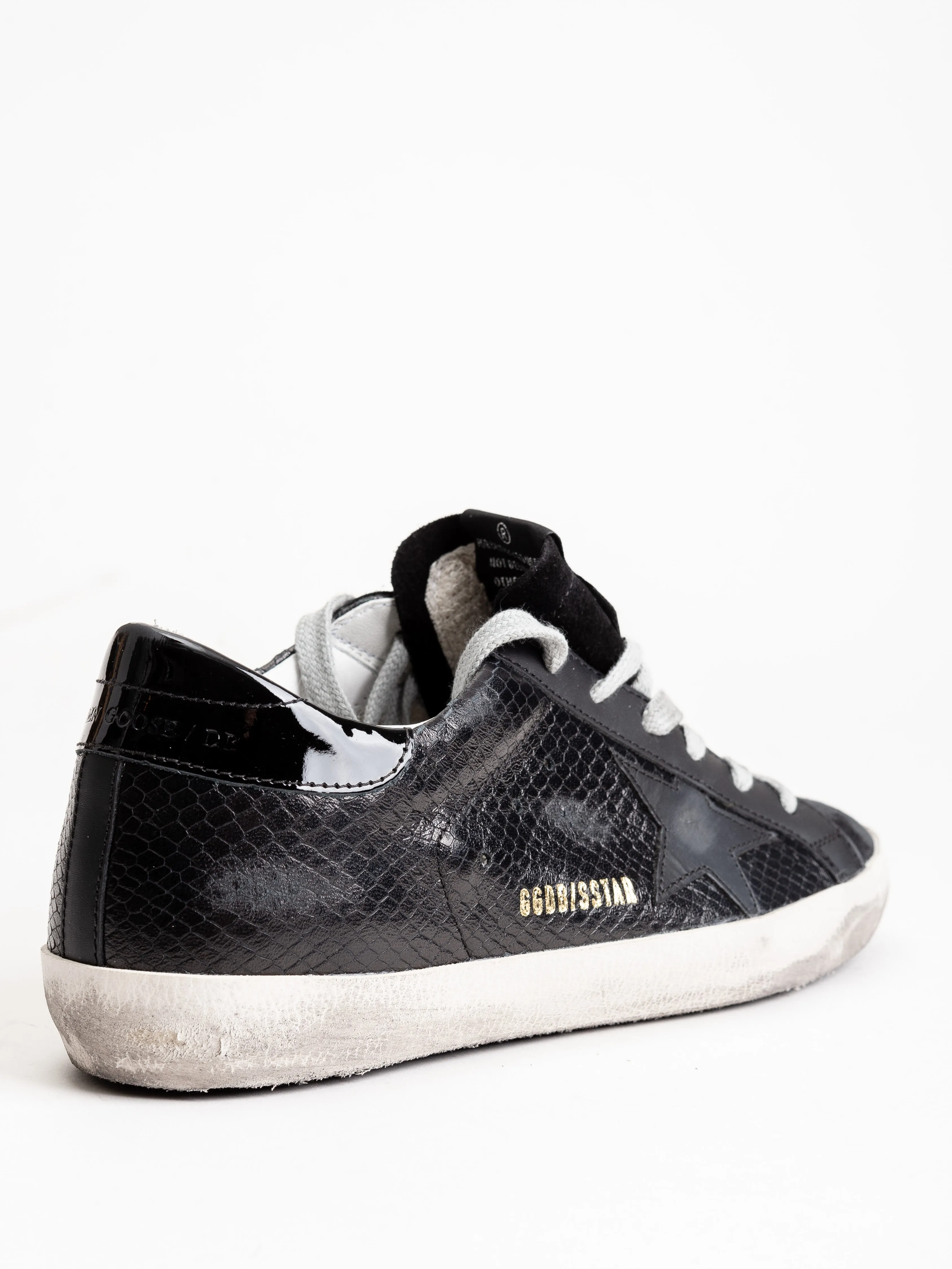superstar sneaker - black snake