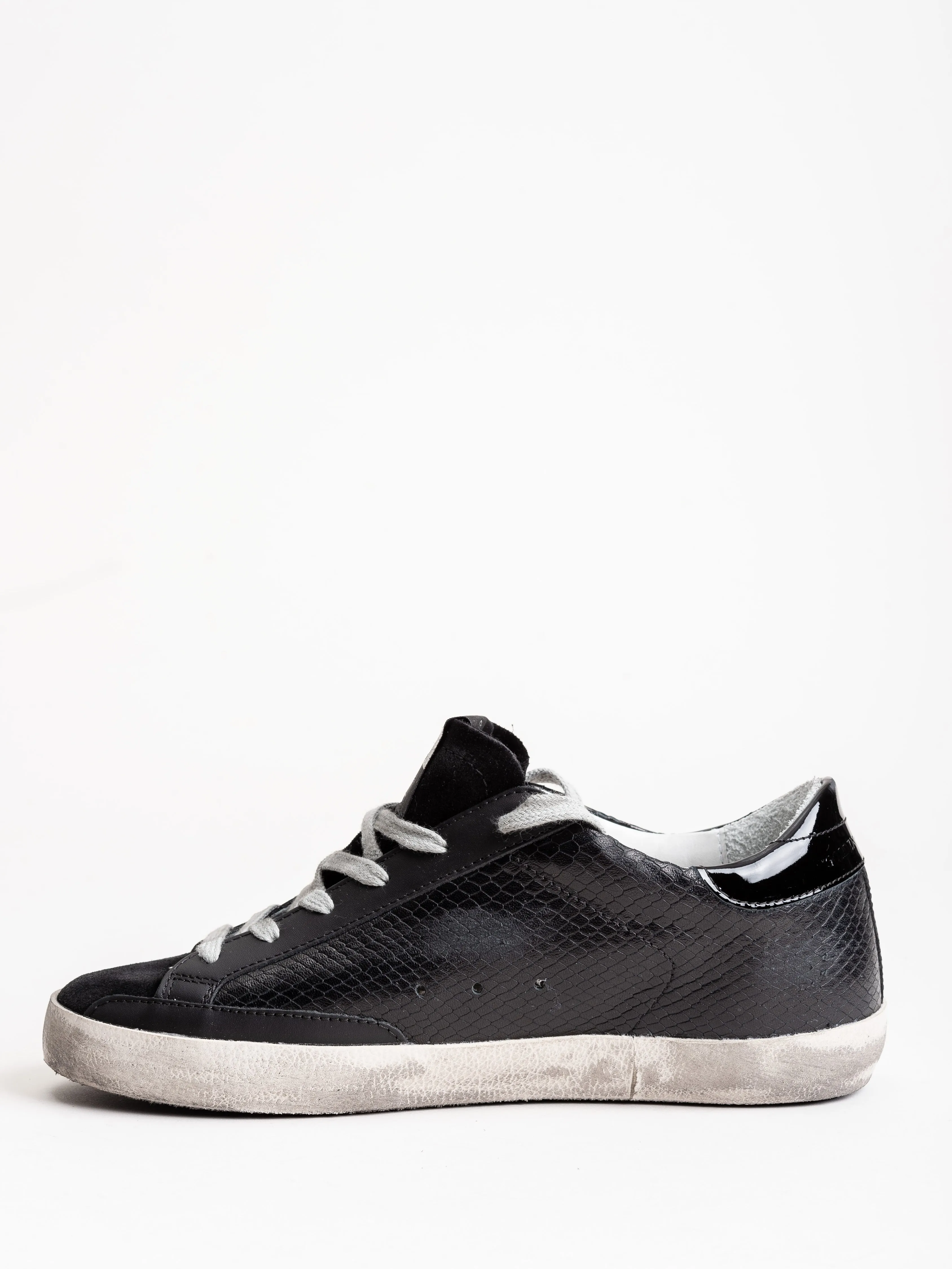 superstar sneaker - black snake