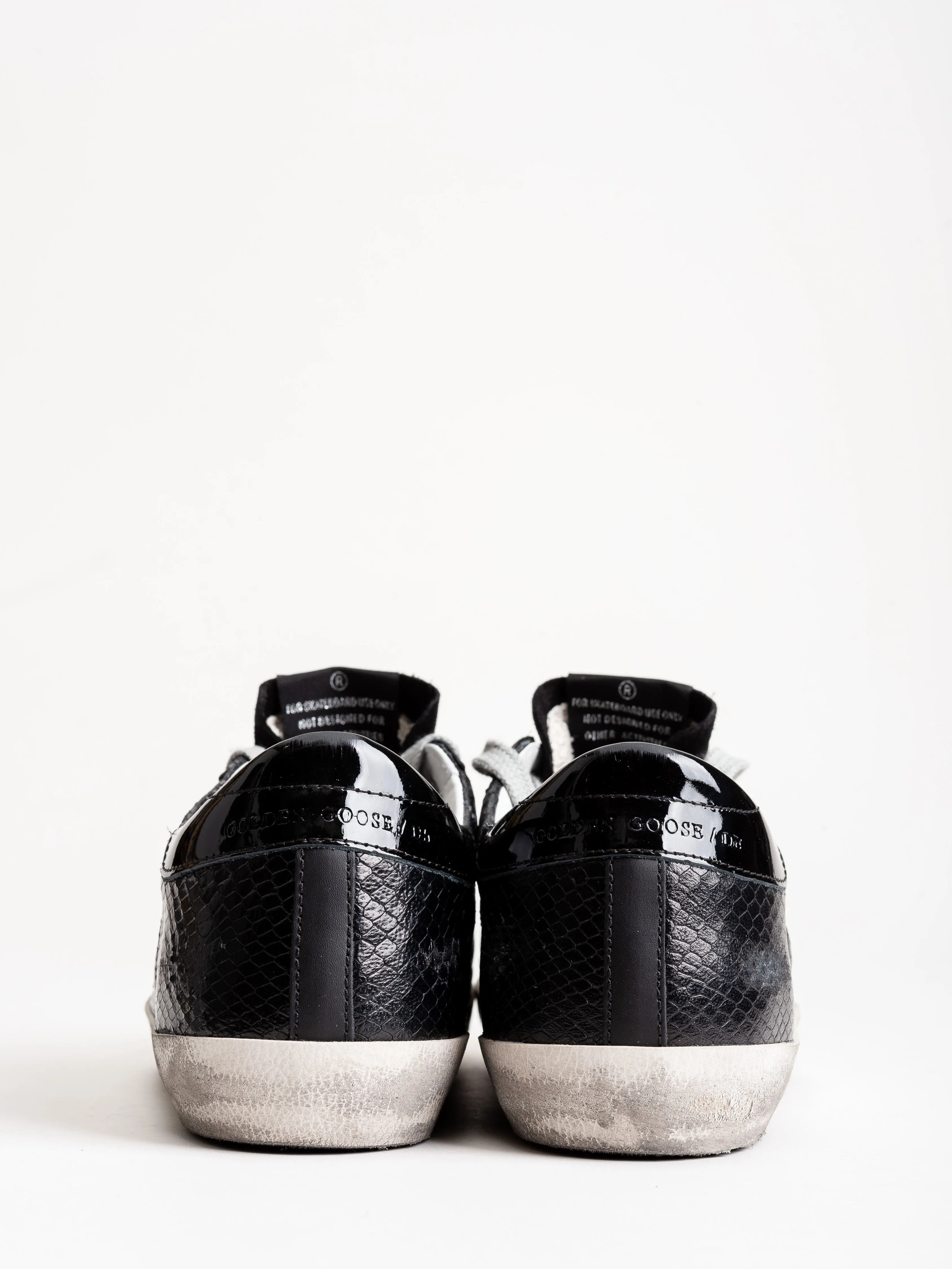 superstar sneaker - black snake