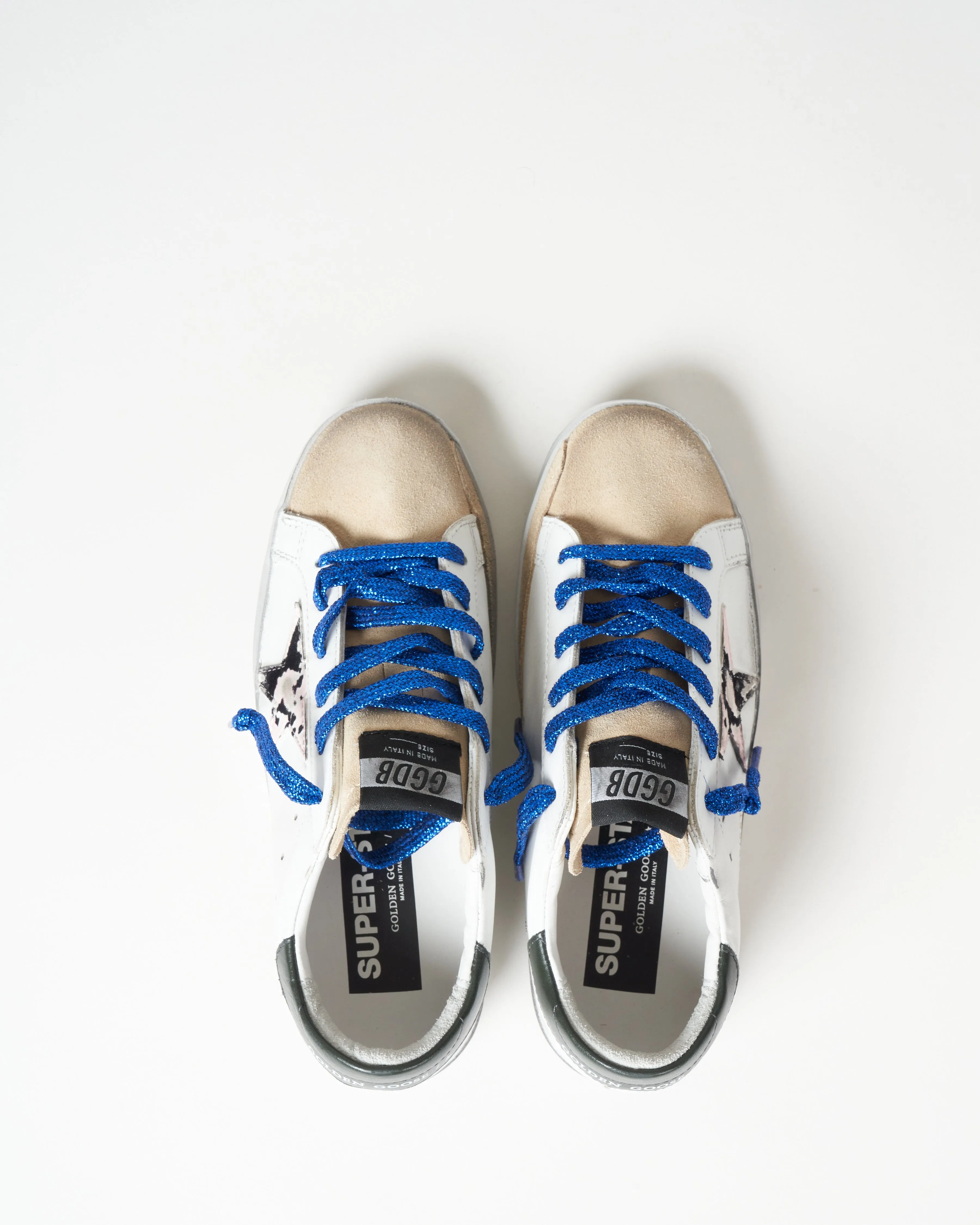 superstar sneaker - white/pink snake