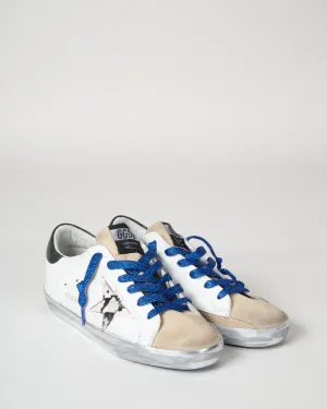 superstar sneaker - white/pink snake