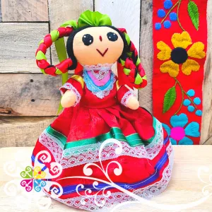 Tapatia Dress Mexican Otomi Doll - Fina