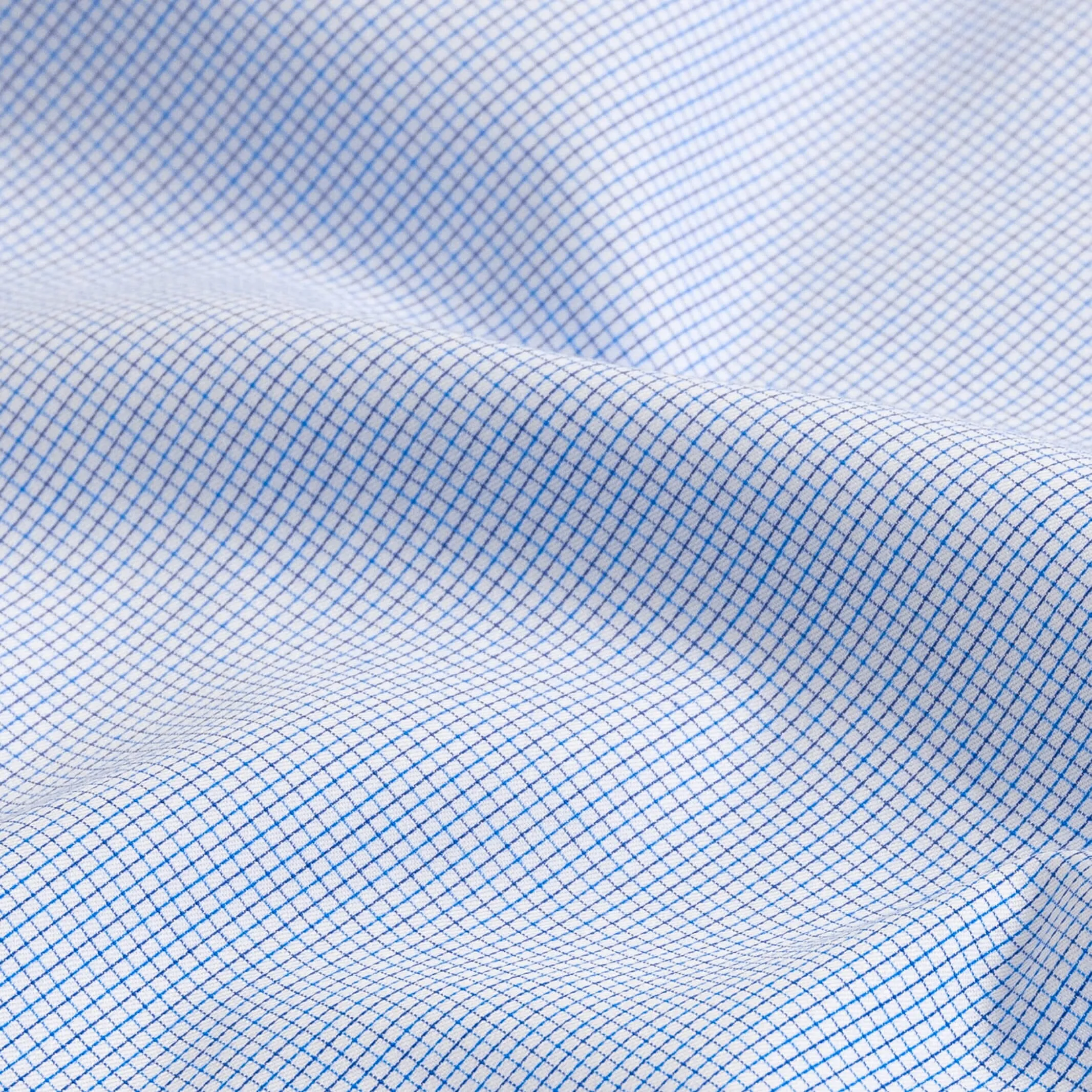 The Cobalt Boscher Check Custom Shirt