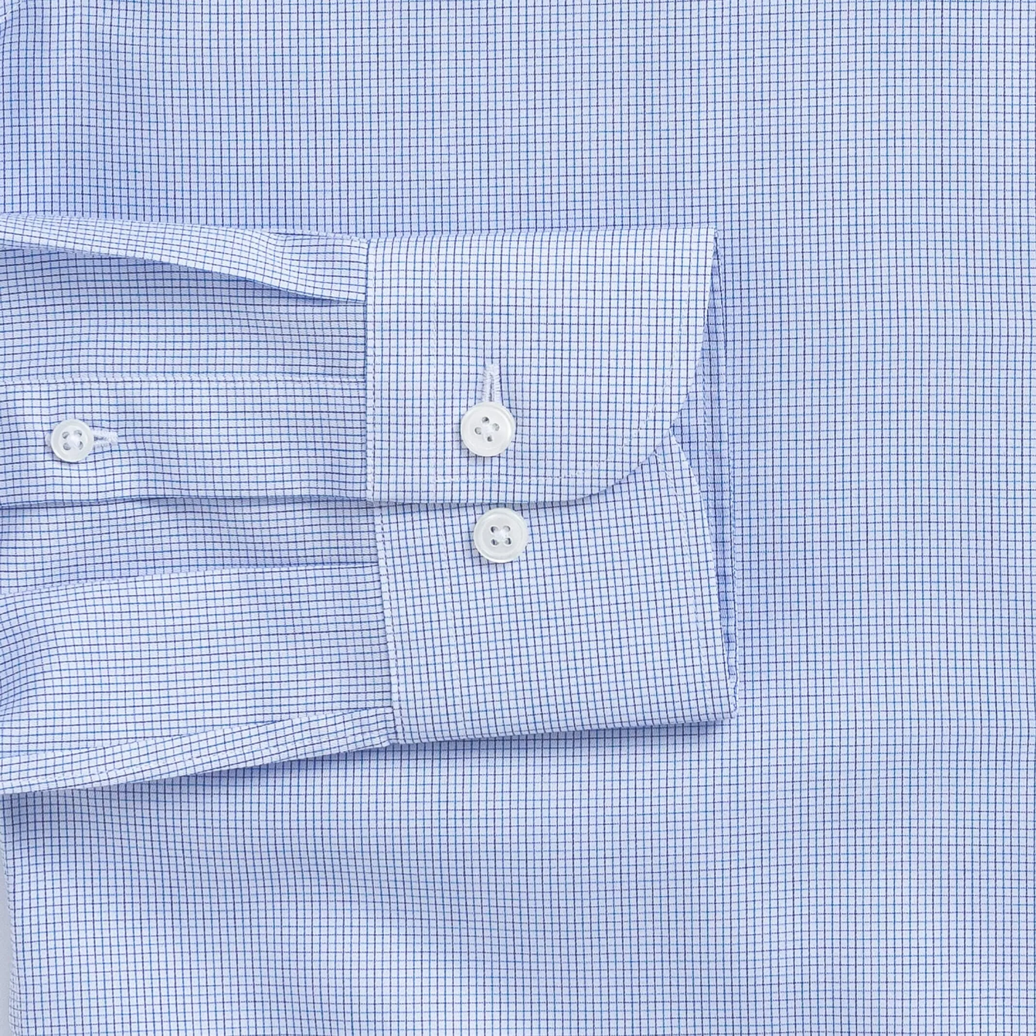 The Cobalt Boscher Check Custom Shirt