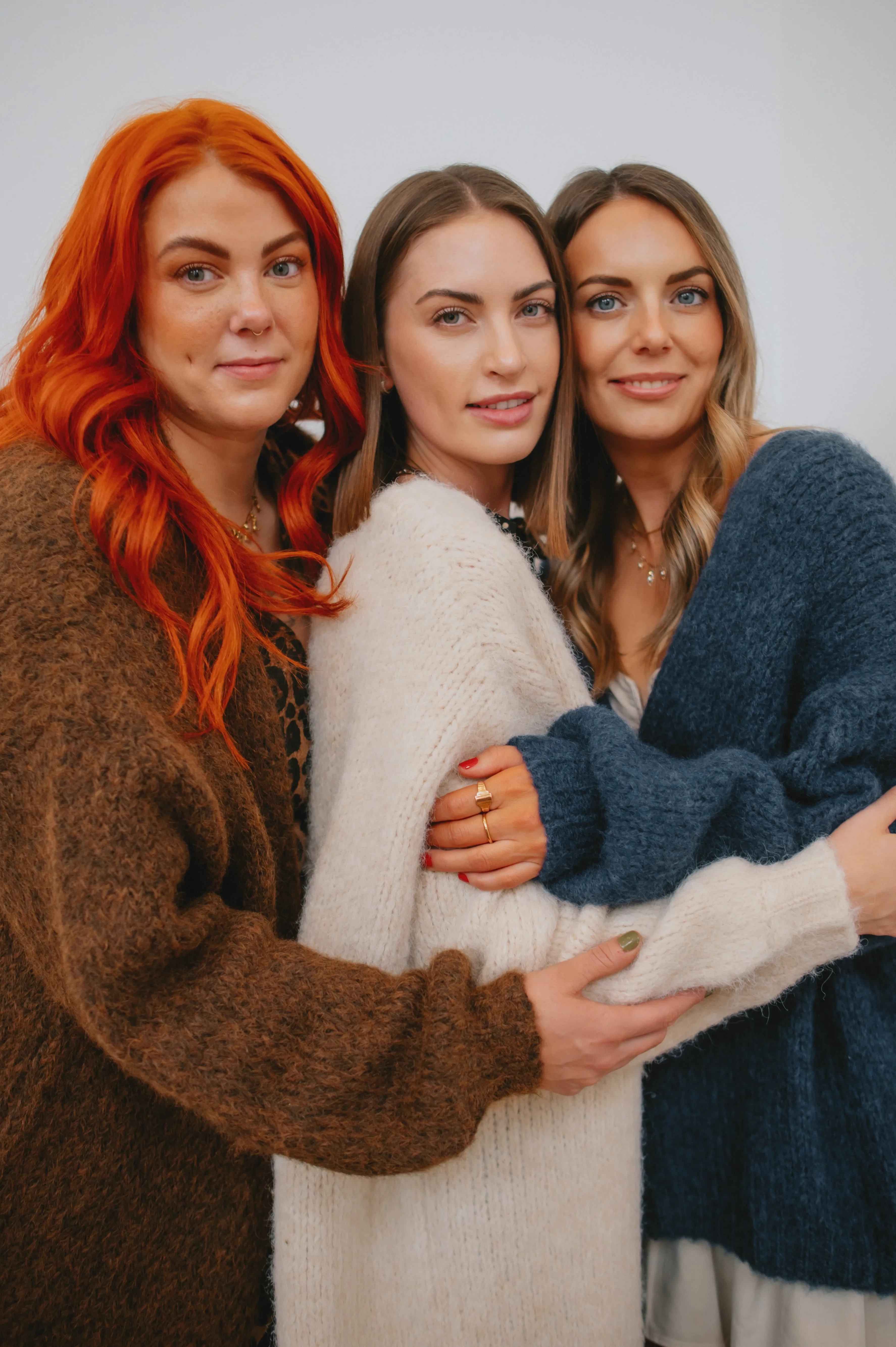 The Marlowe Cardigan x The Blush Home - Oxford Blue - PLUS