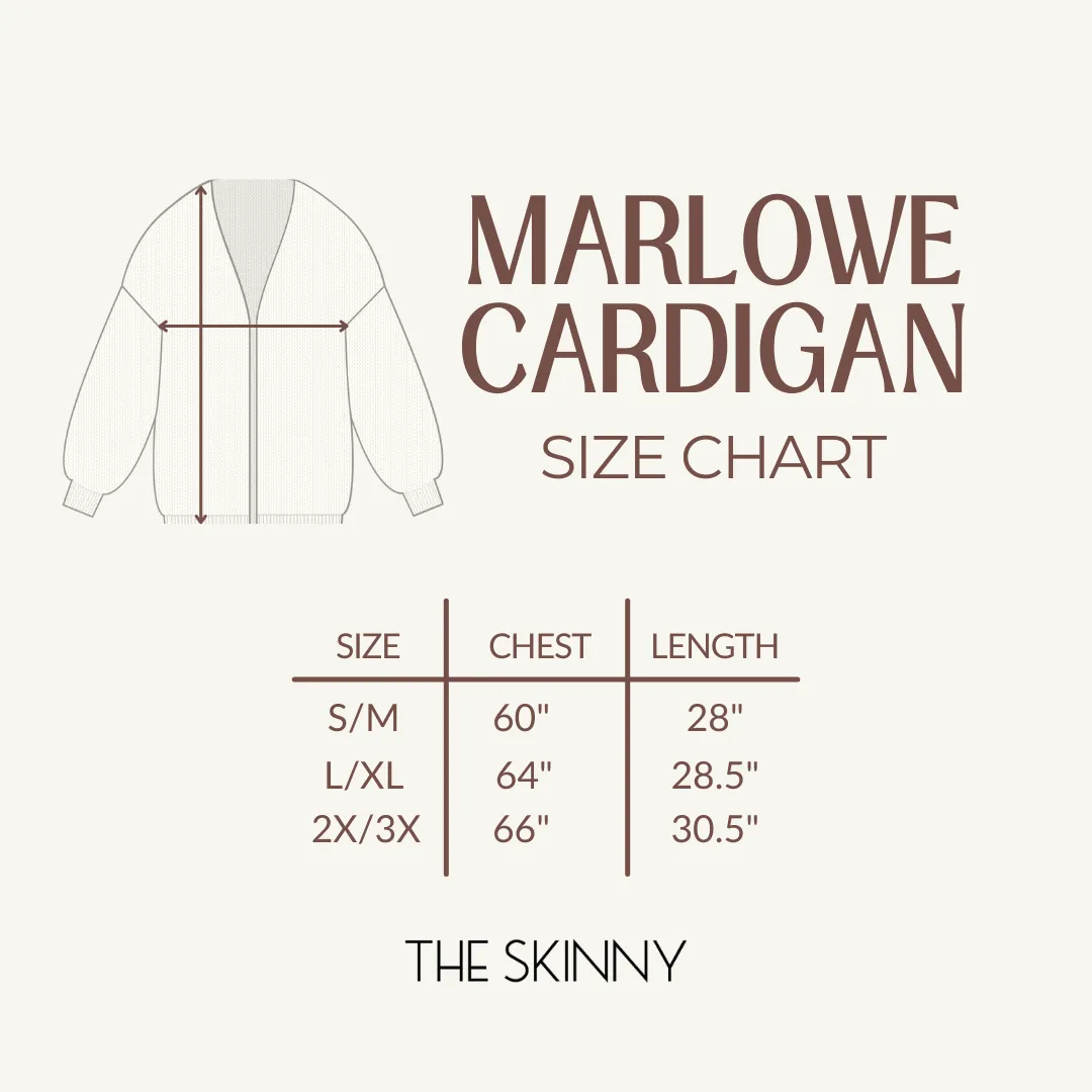 The Marlowe Cardigan x The Blush Home - Oxford Blue