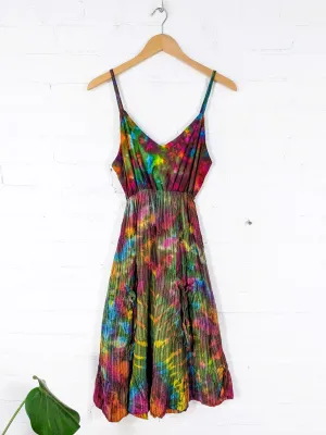 Tie Dye Short Strappy Dress