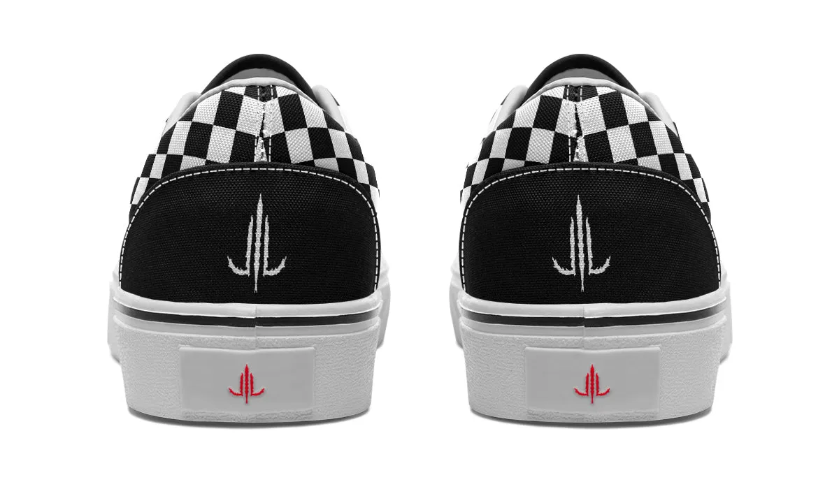 Traditional Checkered Bats Classic Shoes