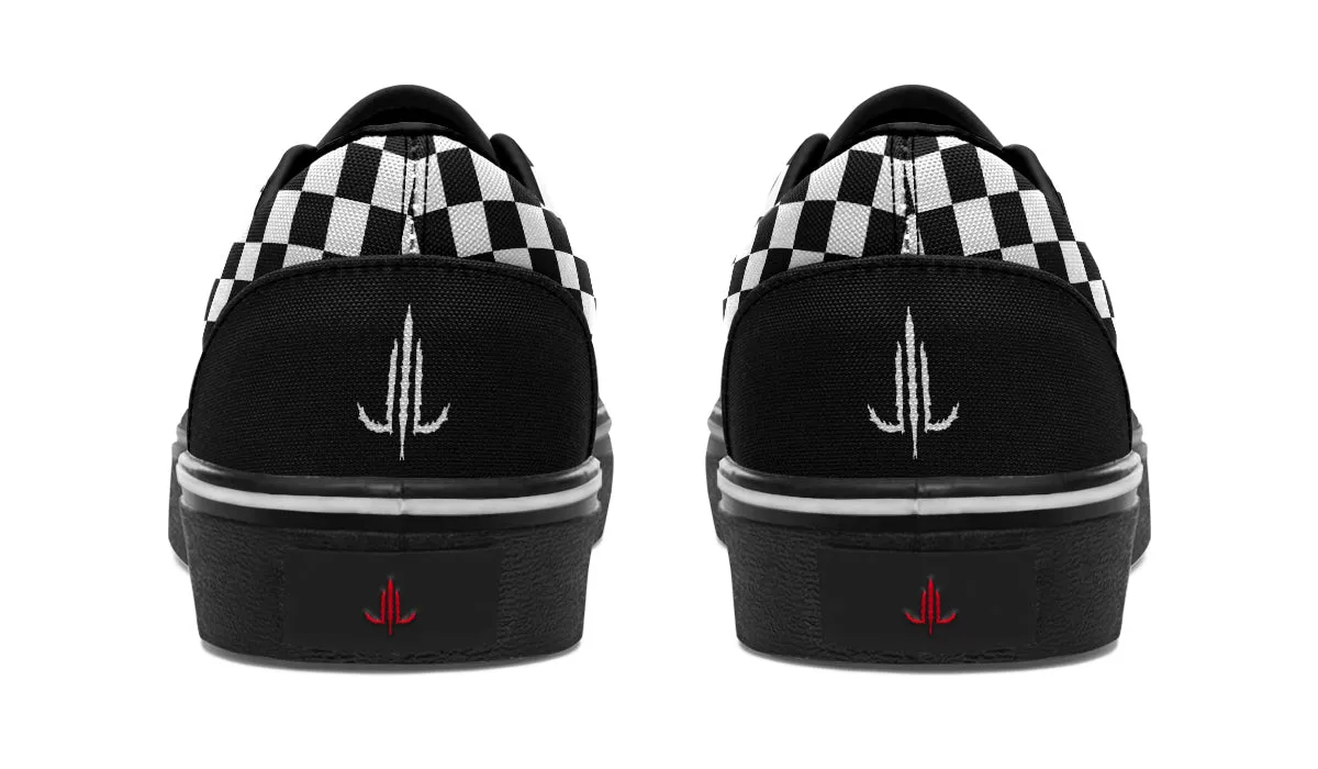 Traditional Checkered Bats Classic Shoes