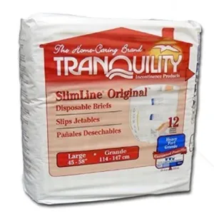 Tranquility SlimLine Breathable Brief [SLIMLINE breathable brief LARGE] by PRINCIPLE BUSINESS ENT
