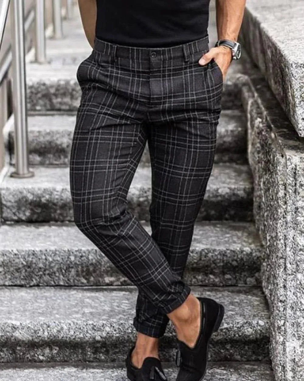 TrendLine Herren Business-Casual-Hosen