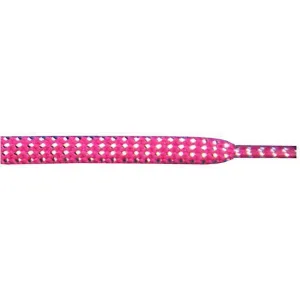 Tubular Glitter 5/16" - Hot Pink (12 Pair Pack) Shoelaces