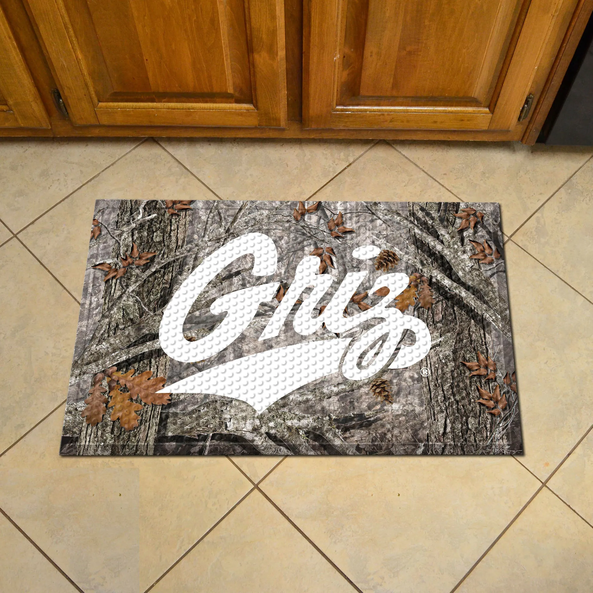 University of Montana Camo Scraper Mat