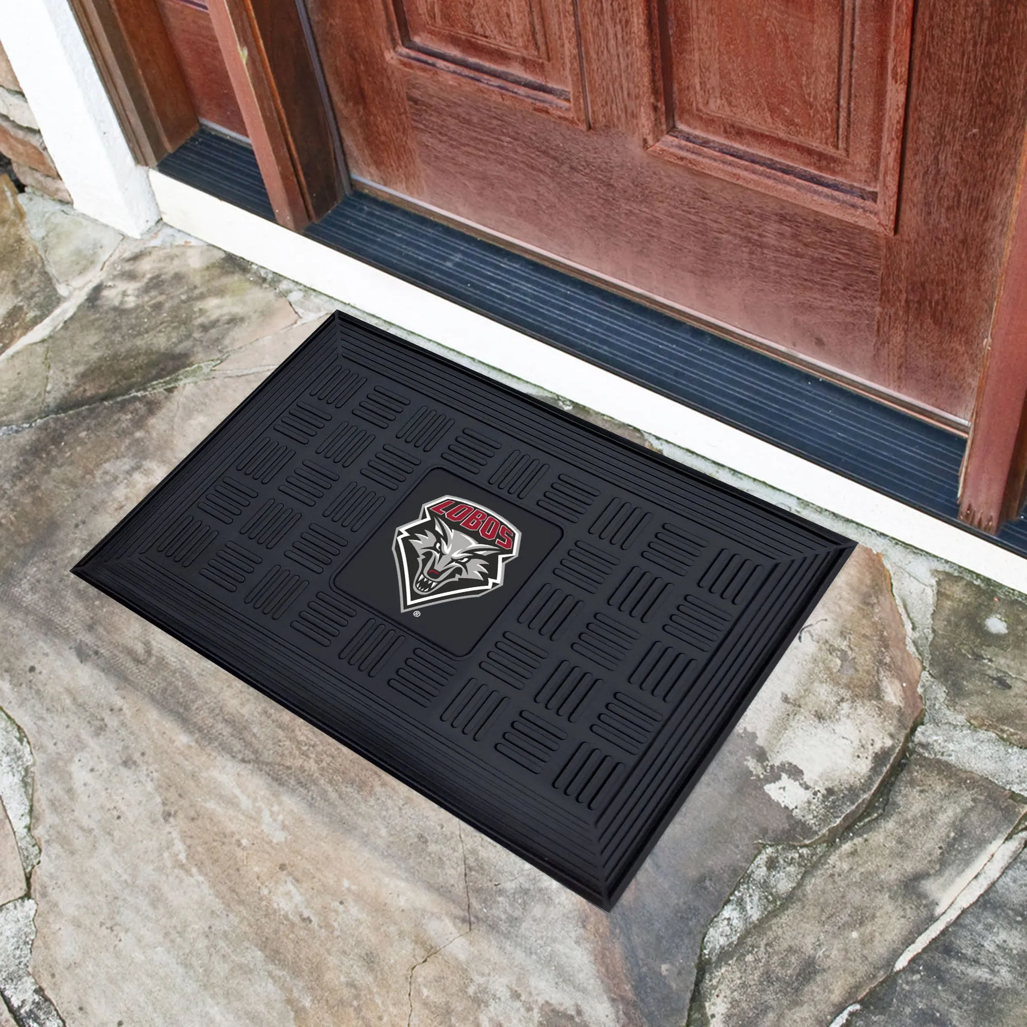 University of New Mexico Medallion Door Mat