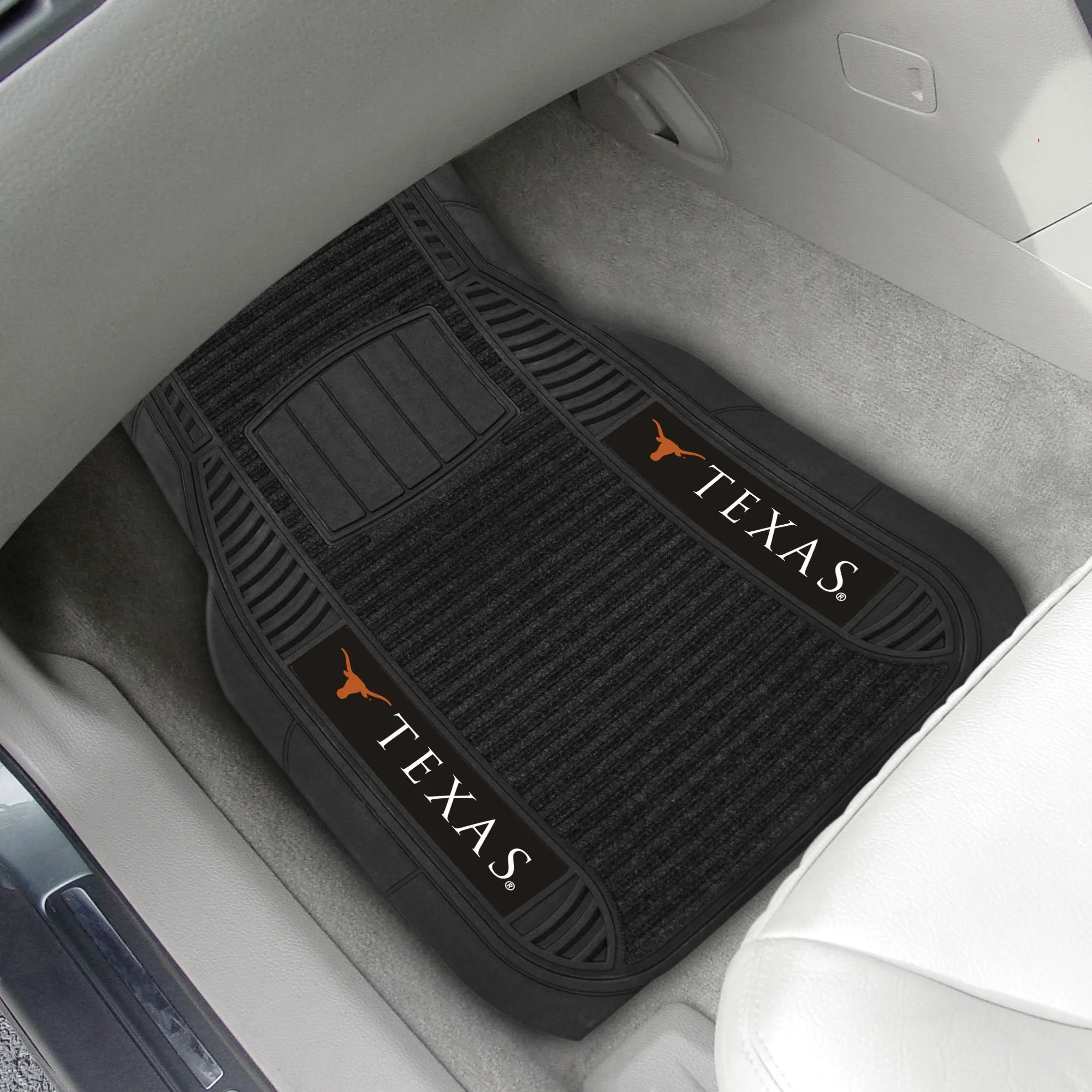 University of Texas 2-pc Deluxe Car Mat Set