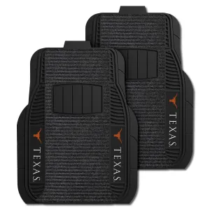 University of Texas 2-pc Deluxe Car Mat Set