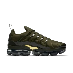 Vapormax Plus Army Green Gold Running Shoes Men