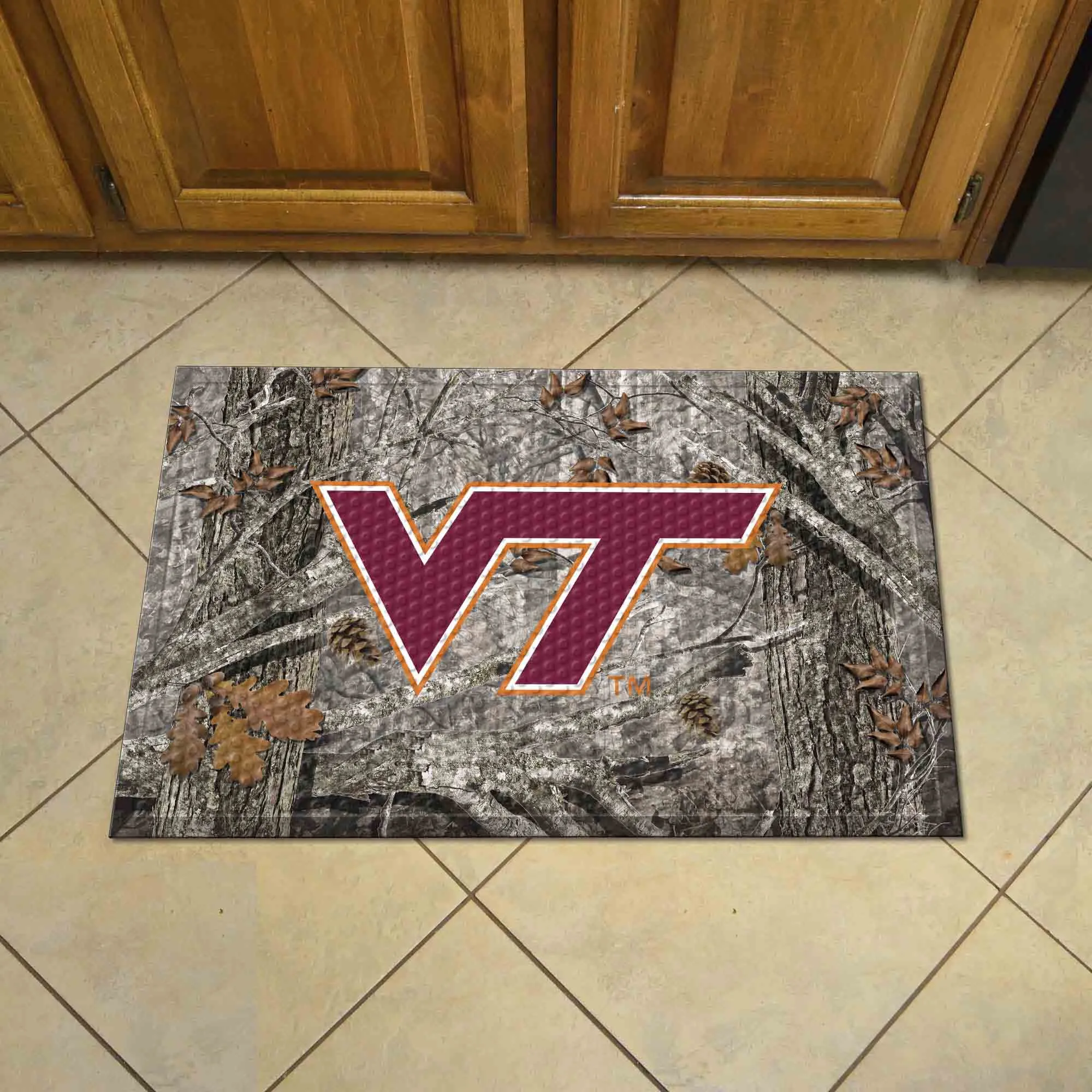Virginia Tech Camo Scraper Mat