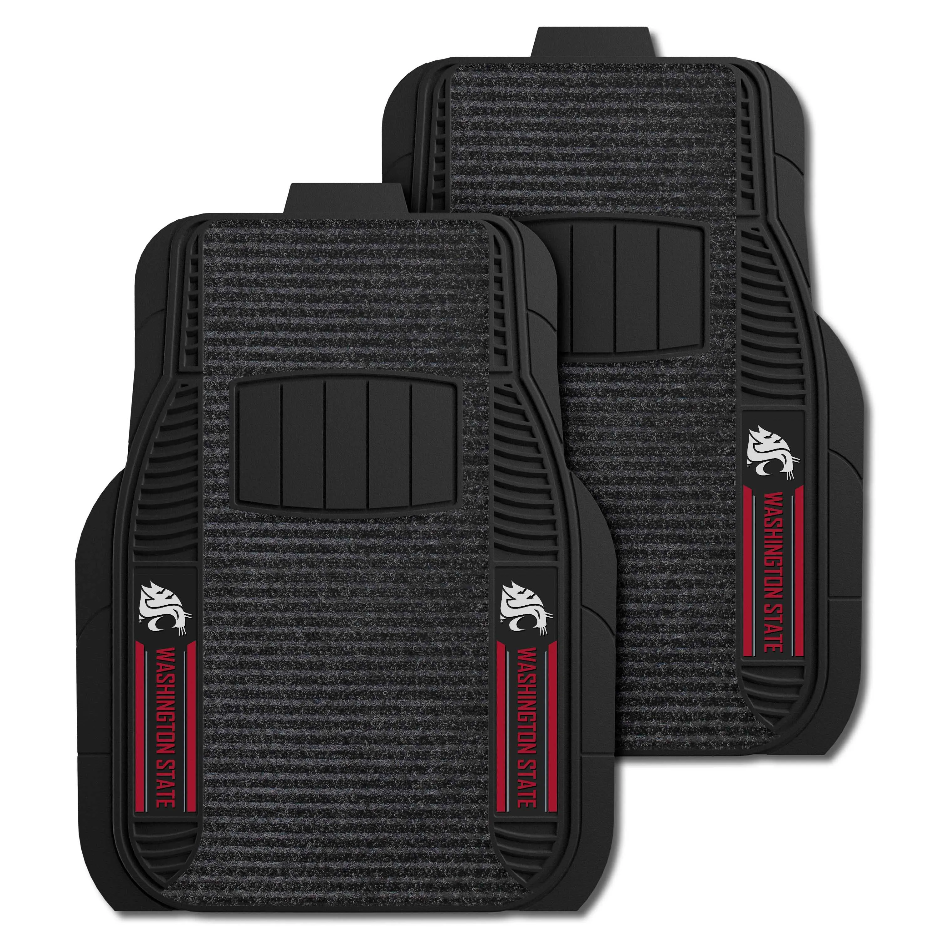 Washington State University 2-pc Deluxe Car Mat Set