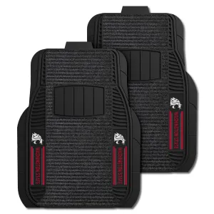 Washington State University 2-pc Deluxe Car Mat Set