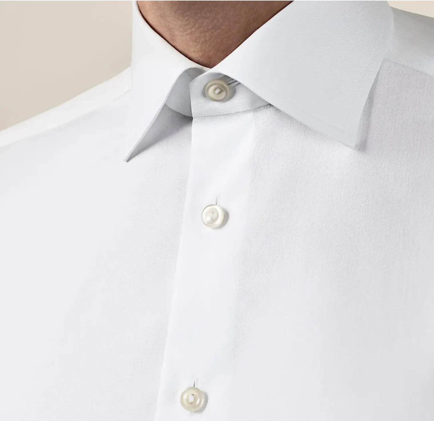White Signature Twill Shirt