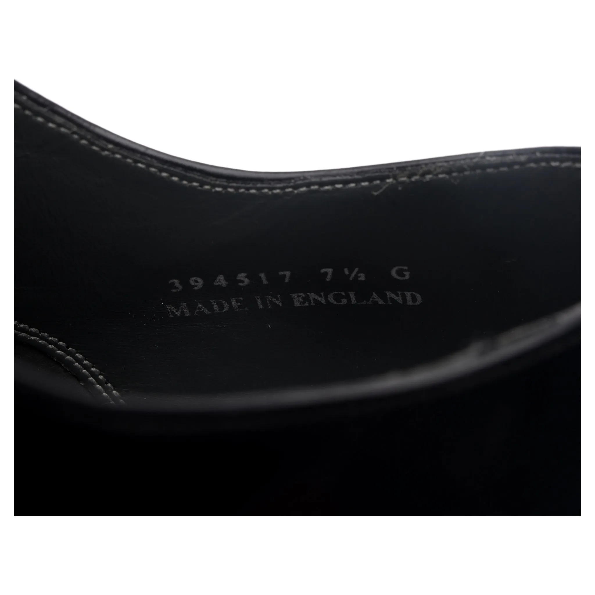 'Winsford' Black Leather Oxford UK 7.5 G