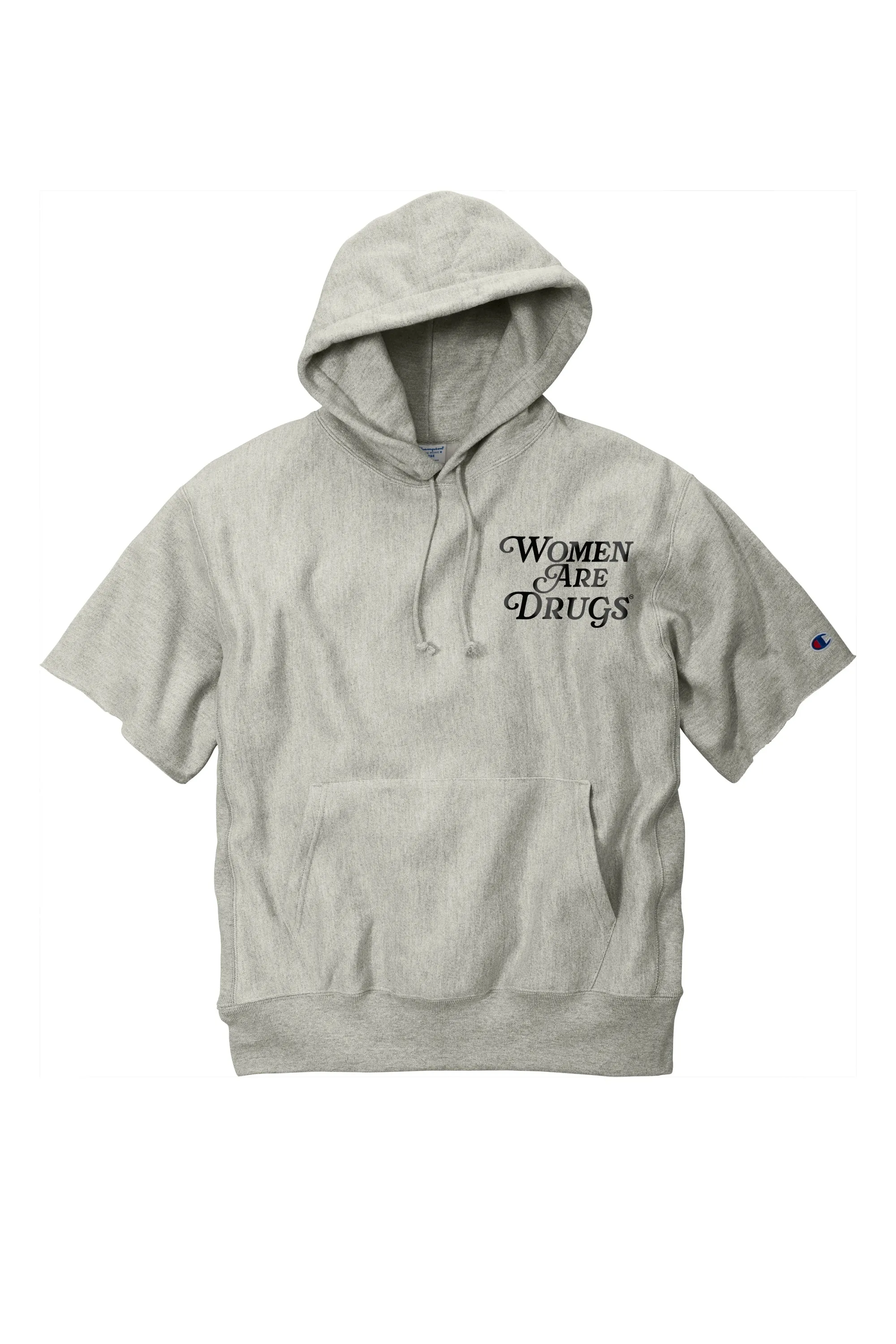 Women Are Drugs (BK) | Grey Champion® Reverse Weave® Short Sleeve Hoodie