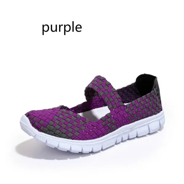 Women's Breathable Mesh Fabric Soft Sneaker