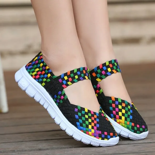 Women's Breathable Mesh Fabric Soft Sneaker