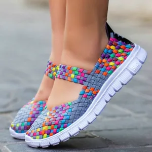 Women's Breathable Mesh Fabric Soft Sneaker
