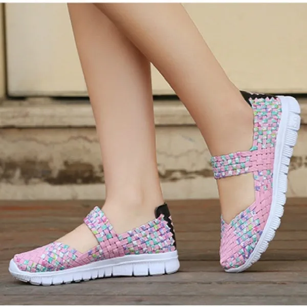Women's Breathable Mesh Fabric Soft Sneaker