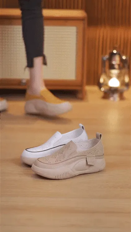 Women's Casual Thick Sole Retro Shoes