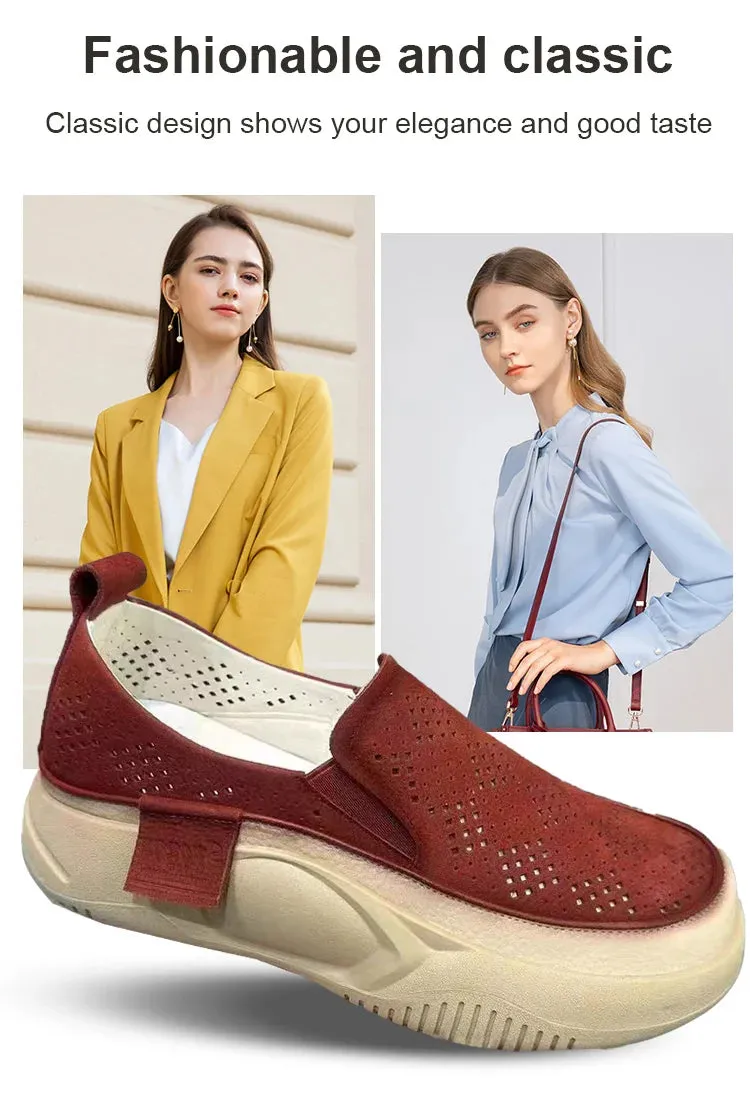 Women's Casual Thick Sole Retro Shoes