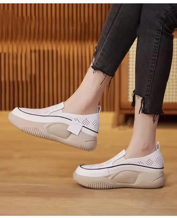 Women's Casual Thick Sole Retro Shoes