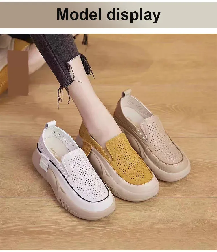 Women's Casual Thick Sole Retro Shoes
