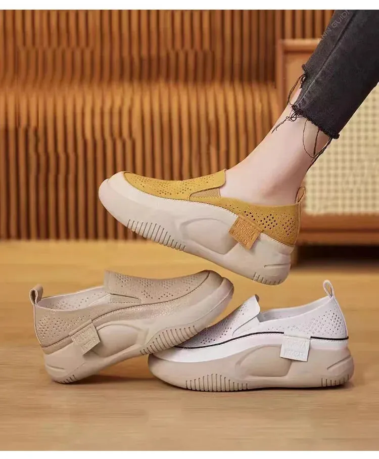 Women's Casual Thick Sole Retro Shoes