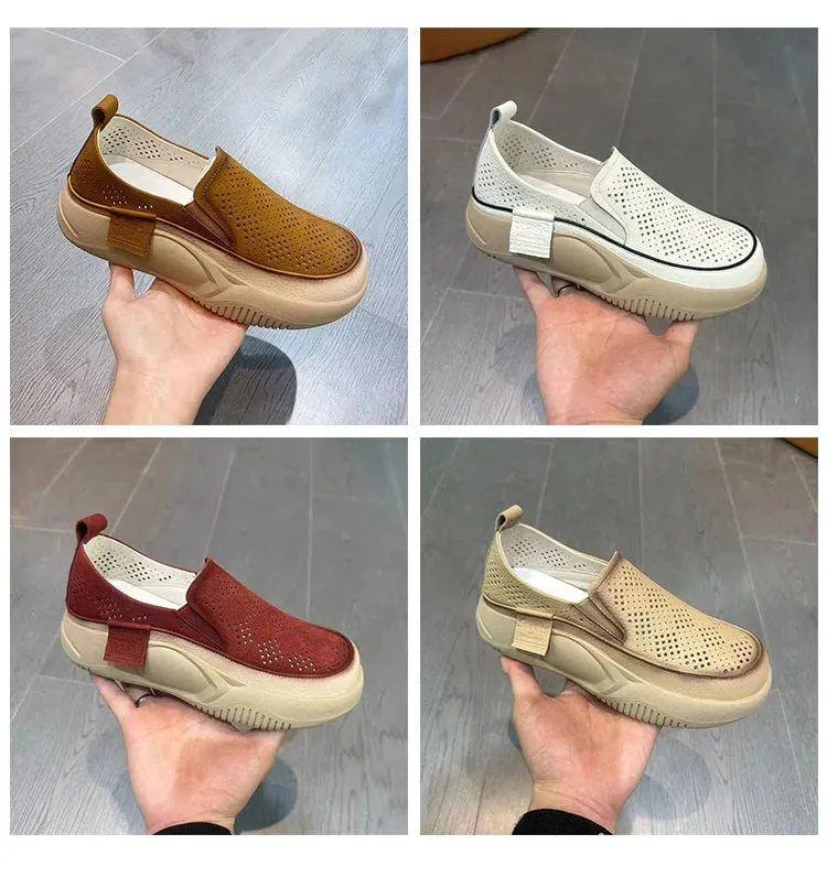 Women's Casual Thick Sole Retro Shoes